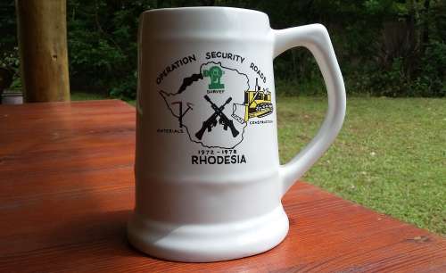 RHODESIAN OPERATION SECURITY ROADS 1972-1978 MUG