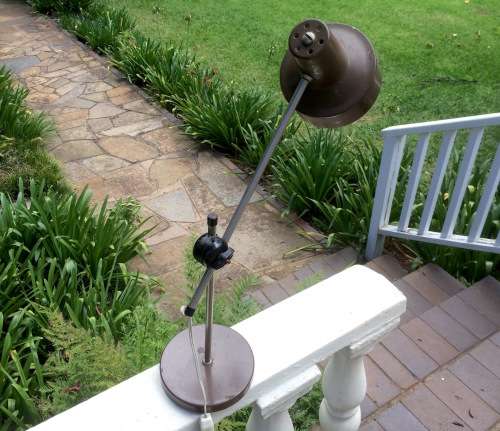 Vintage Industrial Alexander Adjustable Pivot or Swing-Lamp *WORKING*