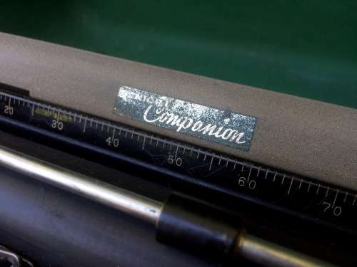 Original Olive Green Royal Senior Companion Portable Typewriter sold WITH RIBBONS!