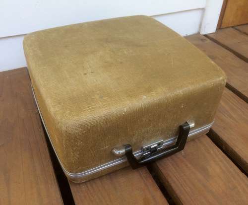 Original Olive Green Royal Senior Companion Portable Typewriter sold WITH RIBBONS!