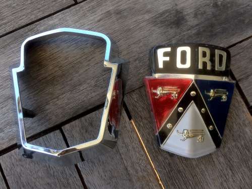Vintage 1960's Ford Hood / Trunk Emblem or Badge 2