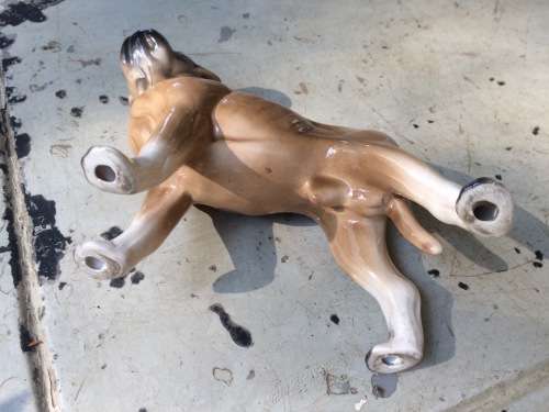Scarce Ceramic Figure of Boerbull Dog