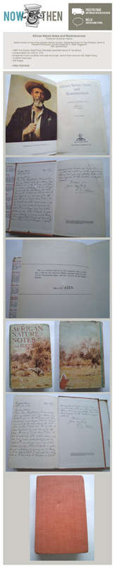 AFRICAN NATURE NOTES AND REMINISCENCES BY FREDERICK COURTENAY SELOUS HUNTING RHODESIA
