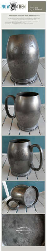 MAPPIN & WEB 'GLYNS HOUSE SPORTS' PEWTER TANKARD TROPHY