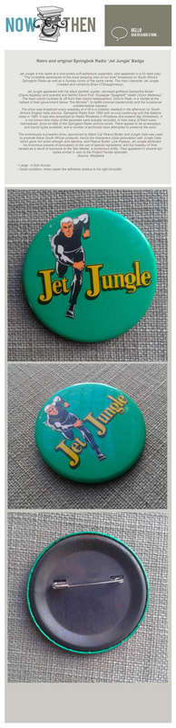 JUNGLE JET SPRINGBOK RADIO SABC SAUK JUNGLE OAT ADVERTISING PEANUT BUTTER RHODESIAN RADIO