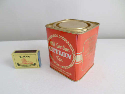 VINTAGE STYLE OLD LONDON CEYLON TEA TIN