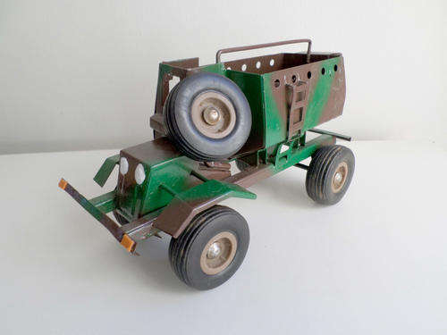 *1/2 YEAR PRICE CUT*ORIGINAL LARGE 1980'S TIN STRIKE TOYS SADF BUFFEL (BORDER WAR)(SADF)(APARTHEID)