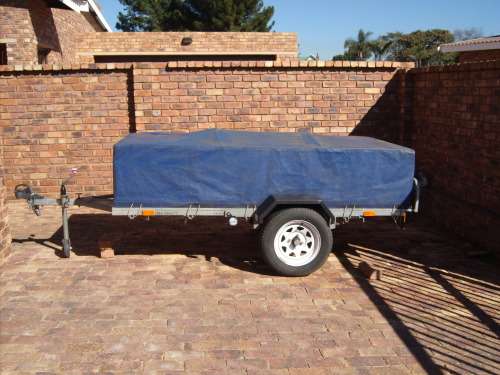 Trailer. Tilt and fold up option