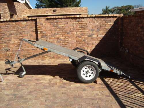 Trailer. Tilt and fold up option