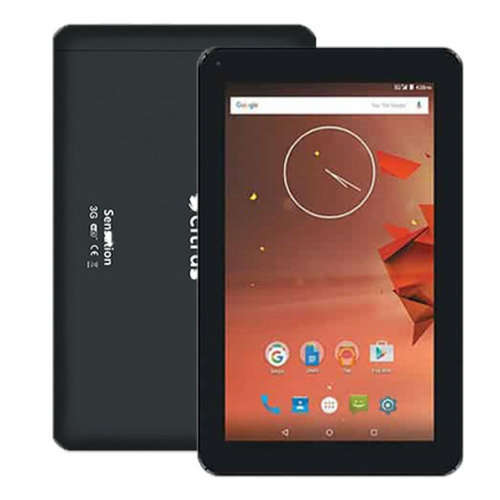 Tablet 10 Inch Sensation Citrus Quad Core 1.3 GHz Processor Android 5.1 Lollipop 12 Hours Battery Life 1GB 8GB Memory GPS HD Screen FREE Protective Screen Guard, 8GB Memory Card and Folio Pouch Cover