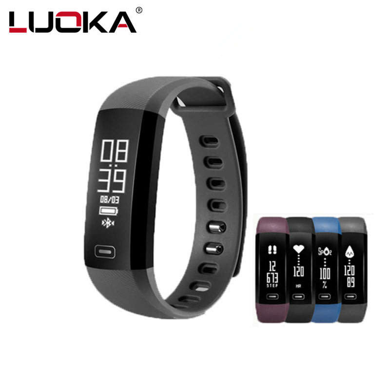 Fitbit Style Waterproof Smartband w/ Built-in Blood Pressure Monitor & Real-Time Heart Rate Monitor