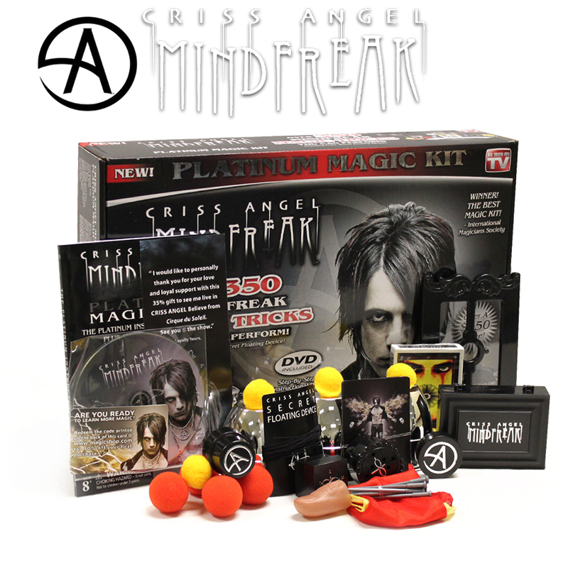 Criss Angel Mindfreak Platinum Magic Kit Over 250 Mindfreak Tricks Includes DVD and Manual
