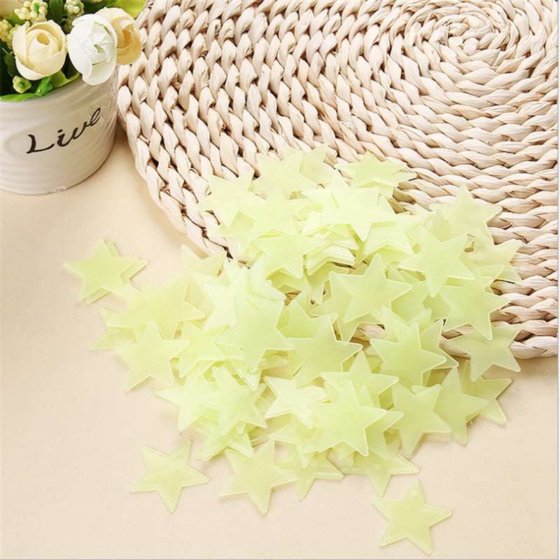50Pcs Glow-In-The-Dark Starry Sky star set