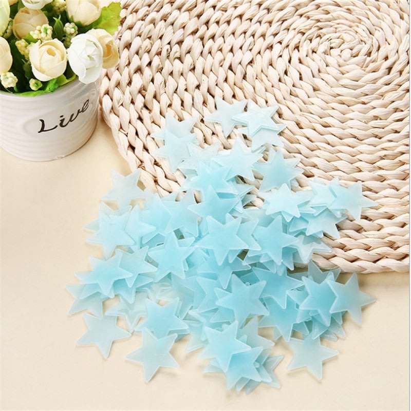 50Pcs Glow-In-The-Dark Starry Sky star set