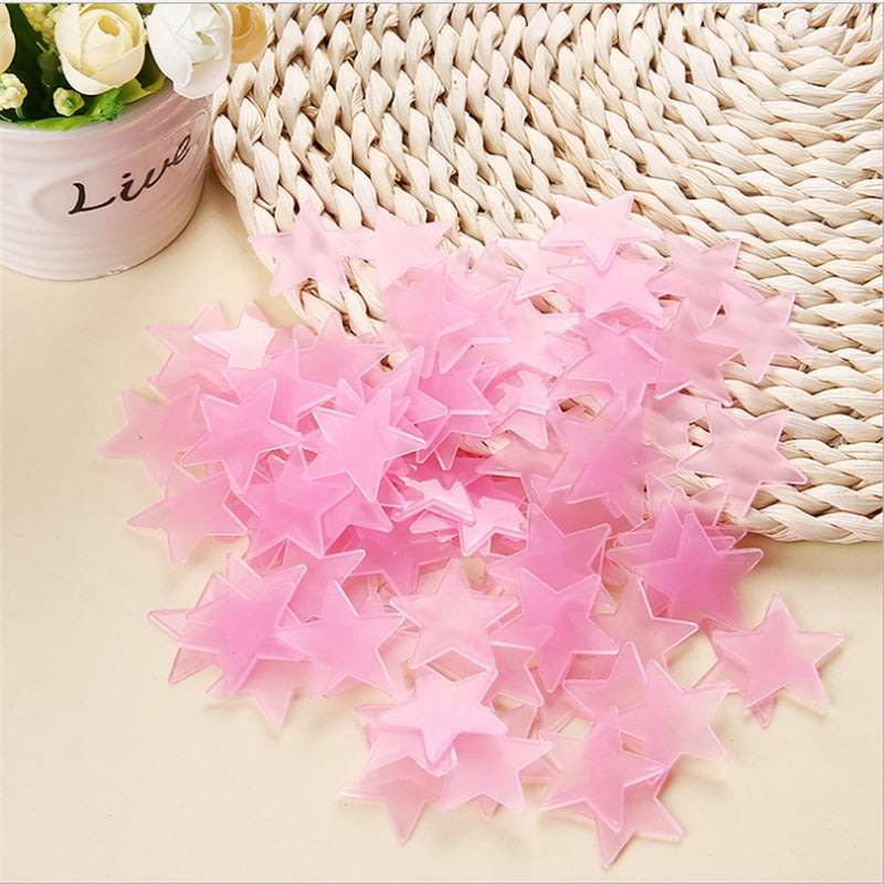 50Pcs Glow-In-The-Dark Starry Sky star set