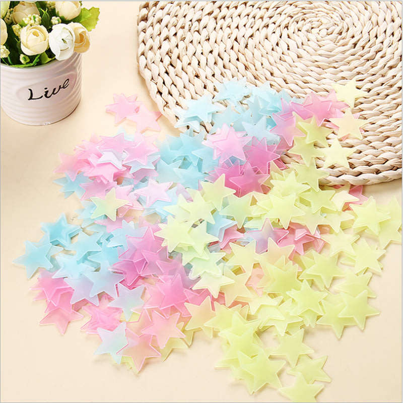 50Pcs Glow-In-The-Dark Starry Sky star set