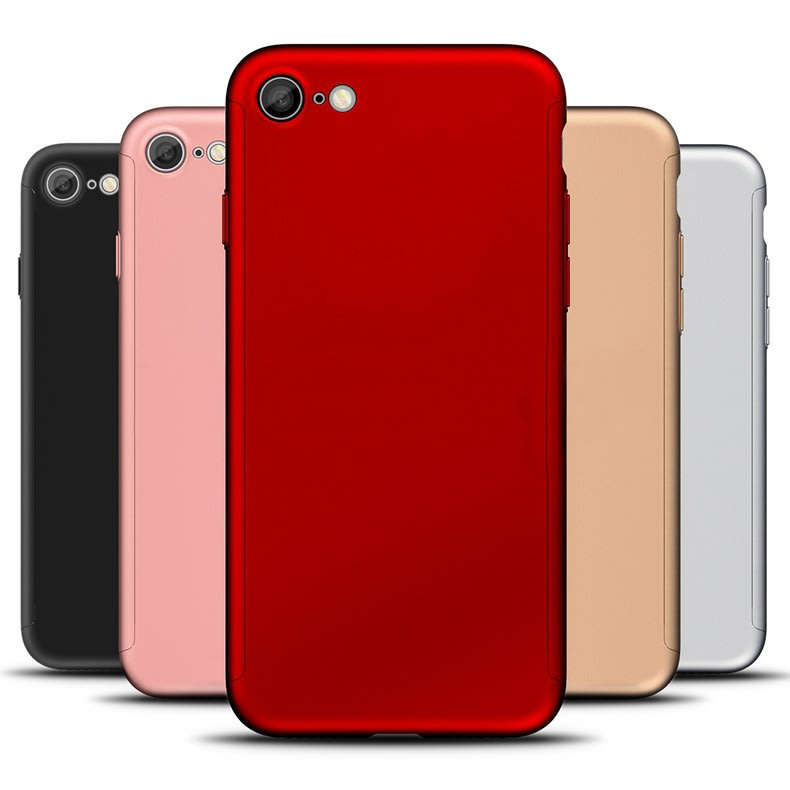 Triple Layer Luxury 360° Degree Full Case For  iPhone 5 5S SE iPhone 7 7 Plus 6 6S Plus
