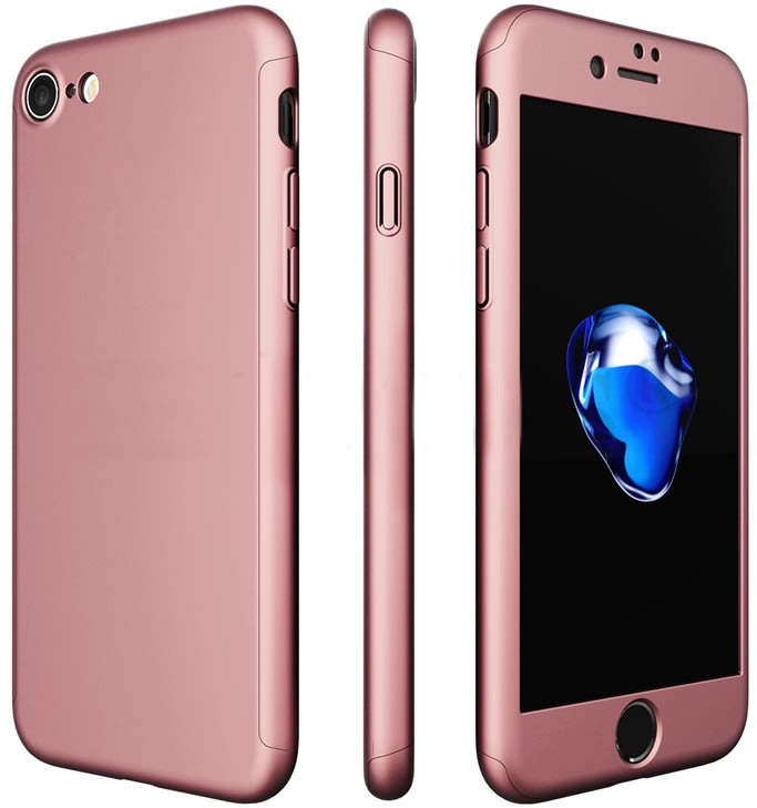 Triple Layer Luxury 360° Degree Full Case For  iPhone 5 5S SE iPhone 7 7 Plus 6 6S Plus