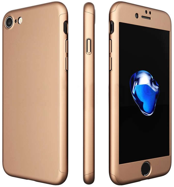Triple Layer Luxury 360° Degree Full Case For  iPhone 5 5S SE iPhone 7 7 Plus 6 6S Plus