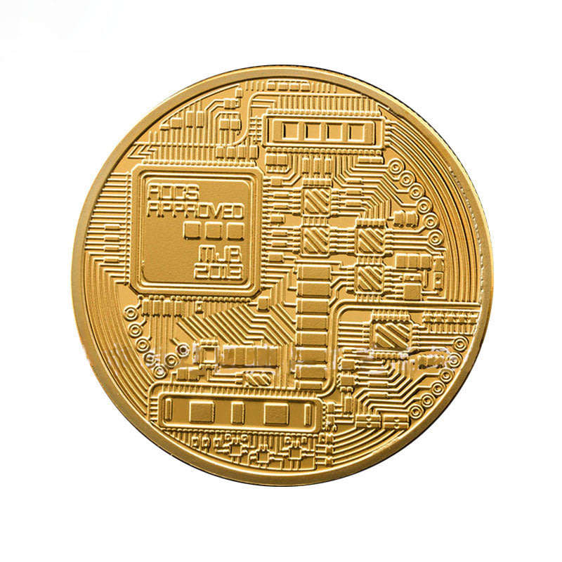 24K Gold Plated BITCOIN in Protective Case | LOCAL STOCK