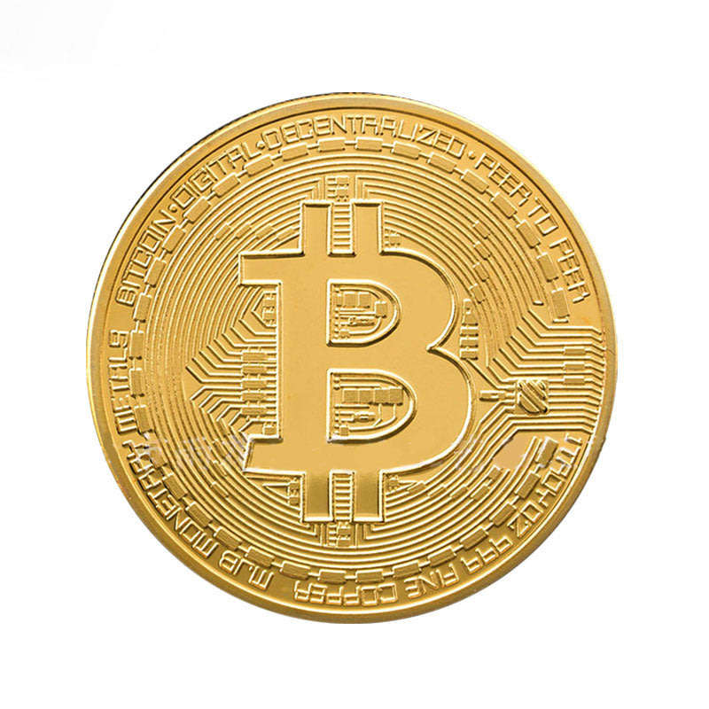 24K Gold Plated BITCOIN in Protective Case | LOCAL STOCK