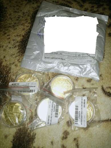 1x LOT of 6 PCS 24K Gold Plated BITCOIN in Protective Case | LOCAL STOCK