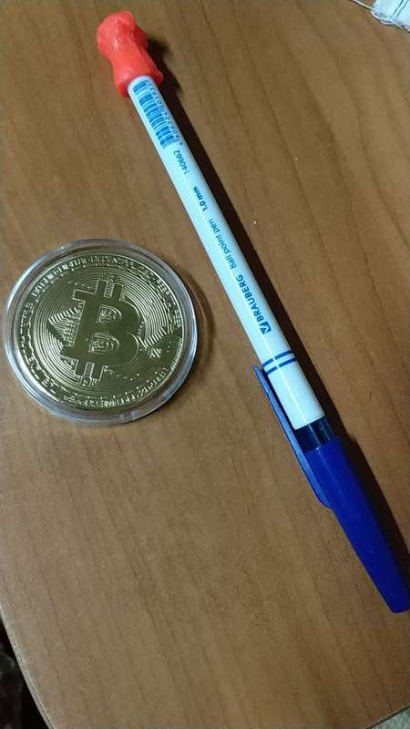 1x LOT of 6 PCS 24K Gold Plated BITCOIN in Protective Case | LOCAL STOCK