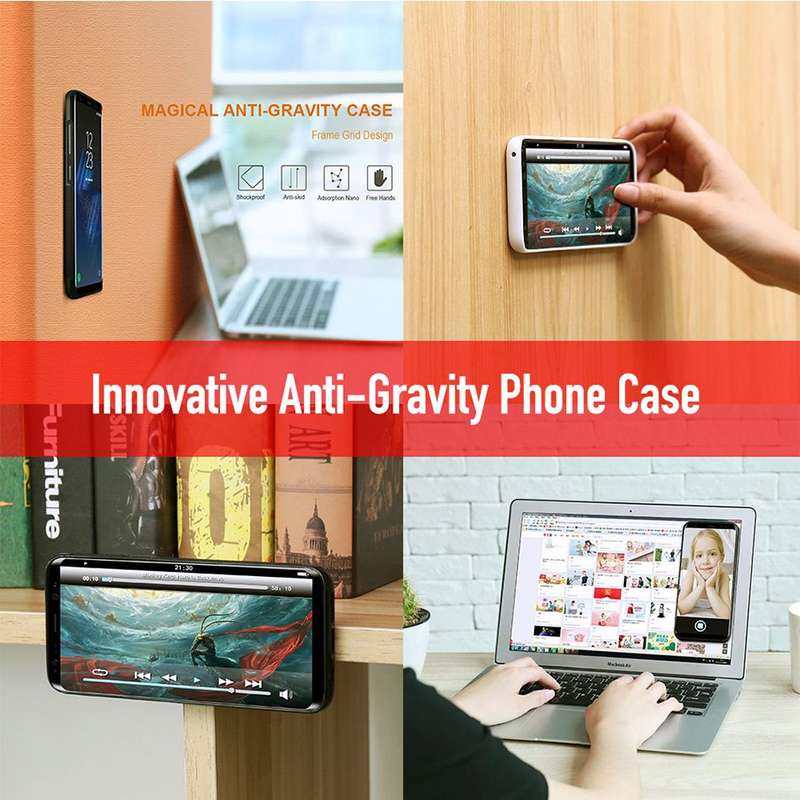 Anti-Gravity Samsung Case | Nano Absorbtion Technology & Anti-Skid Particles | for  S6-S8+