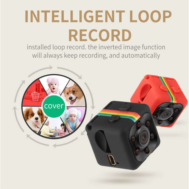 12MP Quantum Cube Camera | 1080P 30FPS Full HD |140° Wide Angle Lens | Motion Sensor & Night Vision