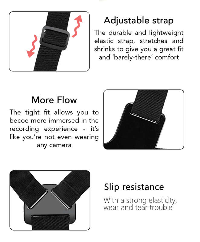 Action Camera Mount Mega Bundle | Head & Body Mount | Universal Compatibility | incl. Posable Tripod