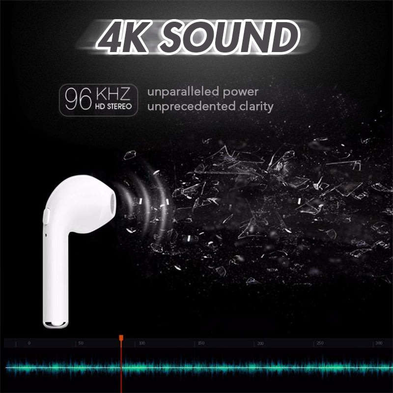 AirBuds Wireless Earbuds | Built-In Mic | Intelligent Noise Cancellation | incl. Charging Dock