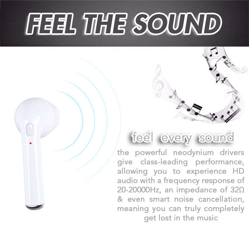 AirBuds Wireless Earbuds | Built-In Mic | Intelligent Noise Cancellation | incl. Charging Dock