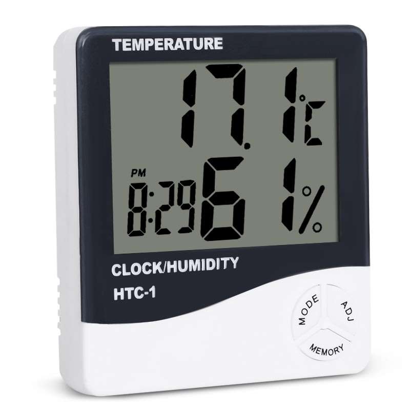 Digital Hygrometer & Thermometer | Measures Temperature & Humidity to 98% Accuracy.