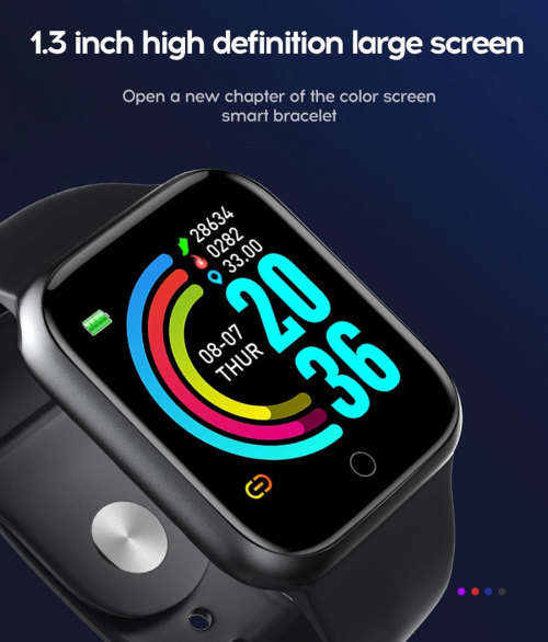 Smart Watch Fitness Tracker For Android | Heart Rate and Blood Pressure Monitor | Shake For Pictures