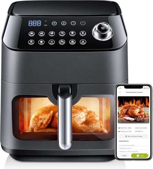 Kyvol Epichef AF600 SMART Air Fryer 6QT With Wifi Smart Control | CONDITION: Used-Good