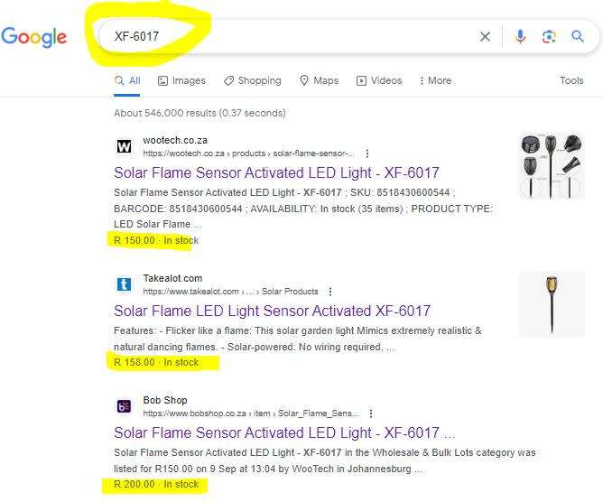 Solar Flame Sensor Activated LED TIKI TORCH Lights  XF-6017