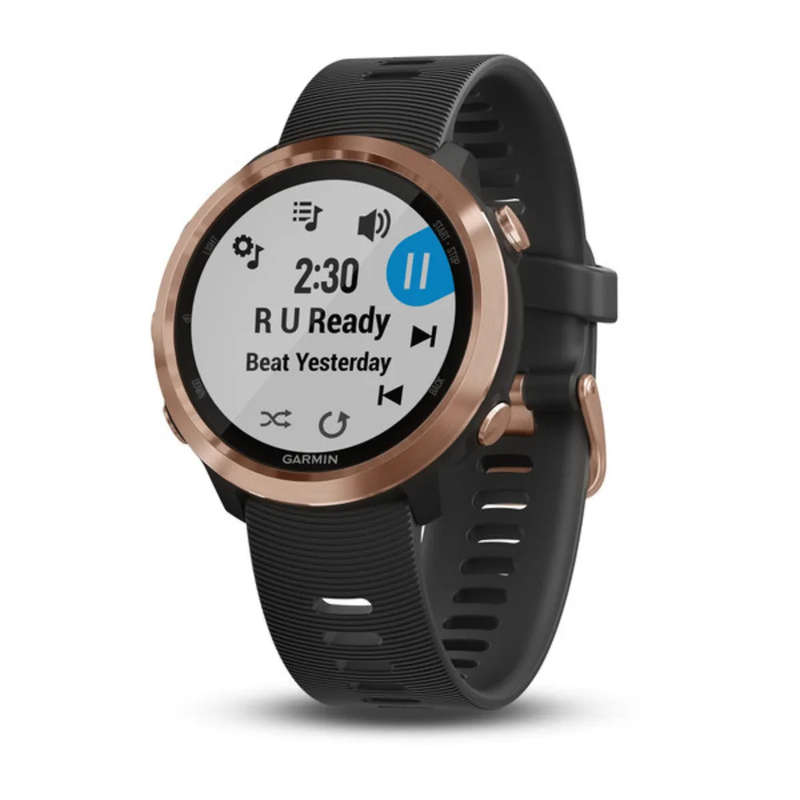 Garmin Forerunner 645 Music  Black with Rose-gold Hardware