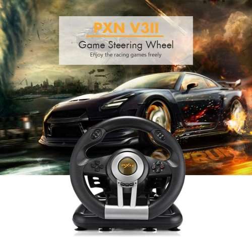 PXN V3 Pro Steering Wheel for PC/PS3/PS4 and XBOX