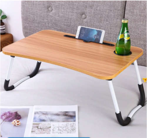 Foldable Laptop Table [Light Brown]