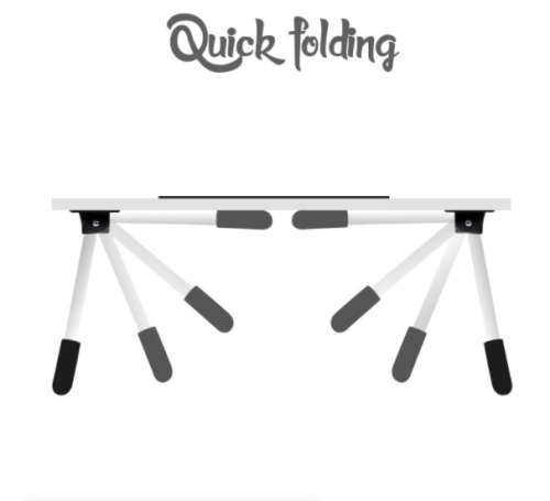 Foldable Laptop Table [Light Brown]