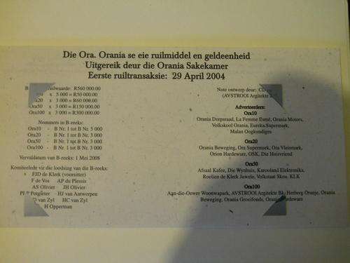 Orania Currency