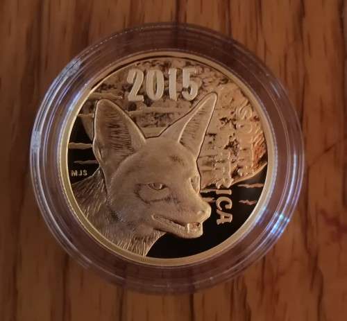2015 1/4oz Natura The Black Backed Jackal Proof Coin