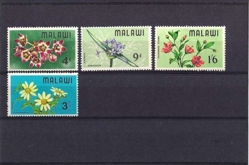 Malawi - 1968 - Wild Flowers - Full Set - (MNH)