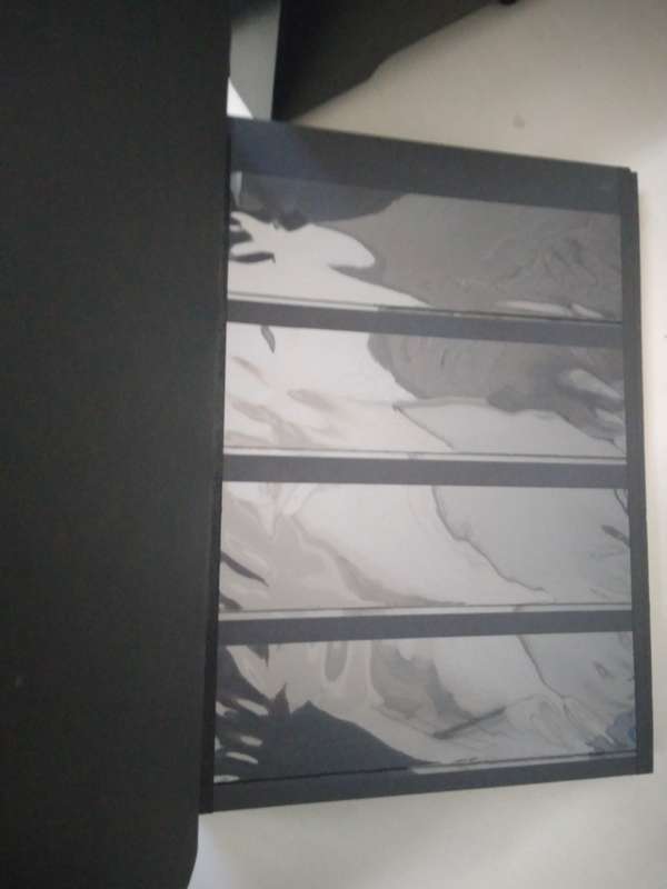 Ideal Empty Black Album with large pockets - In good condition 16 d/s pages (32 Sides) 31 x 23cm