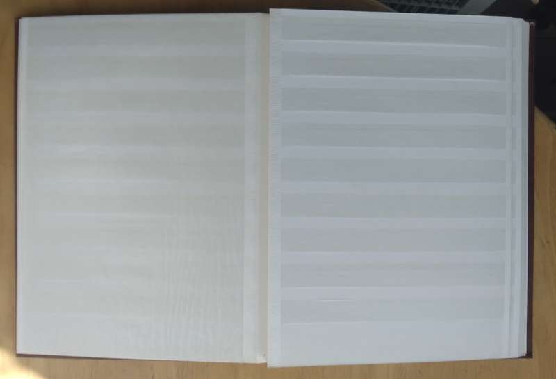 Ideal Empty Stock book - 16 d/s pages (32) - Good Condition 31 x23cm