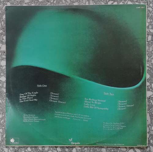 ROBIN TROWER - BRIDGE OF SIGHS Vinyl, LP, Album Country: South Africa Released: 1974
