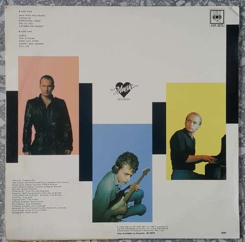 MEN AT WORK - TWO HEARTS Vinyl, LP, Album Country: South Africa Released: 1985 RARE FIND!!!!!!!