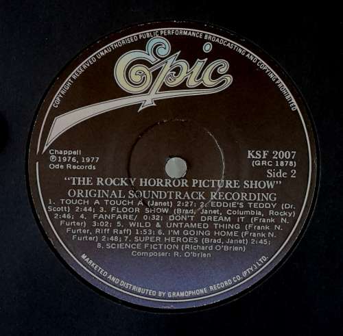 THE ROCKY HORROR PICTURE SHOW Vinyl, LP, Album Country: South Africa Released: 1977