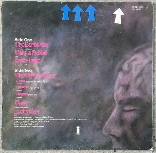 EMERSON, LAKE & PALMER - EMERSON, LAKE & PALMER Vinyl, LP, Album, G/fold Country: S/Africa 1971