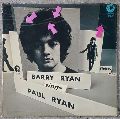 BARRY RYAN - BARRY RYAN SINGS PAUL RYAN Vinyl, LP,Album, G/fold Country: South Africa Released: 1969